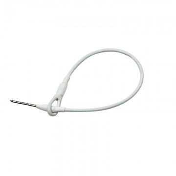 1000pcs lot white color eas tag lanyard eas security lanyard match with eas hard tag with 1